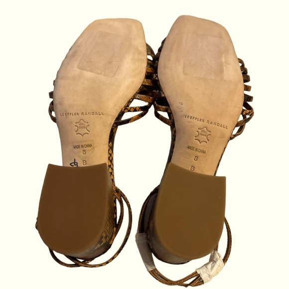 New Loeffler Randall Renee Knot Heel Sandals Size 8 - Picture 9 of 9